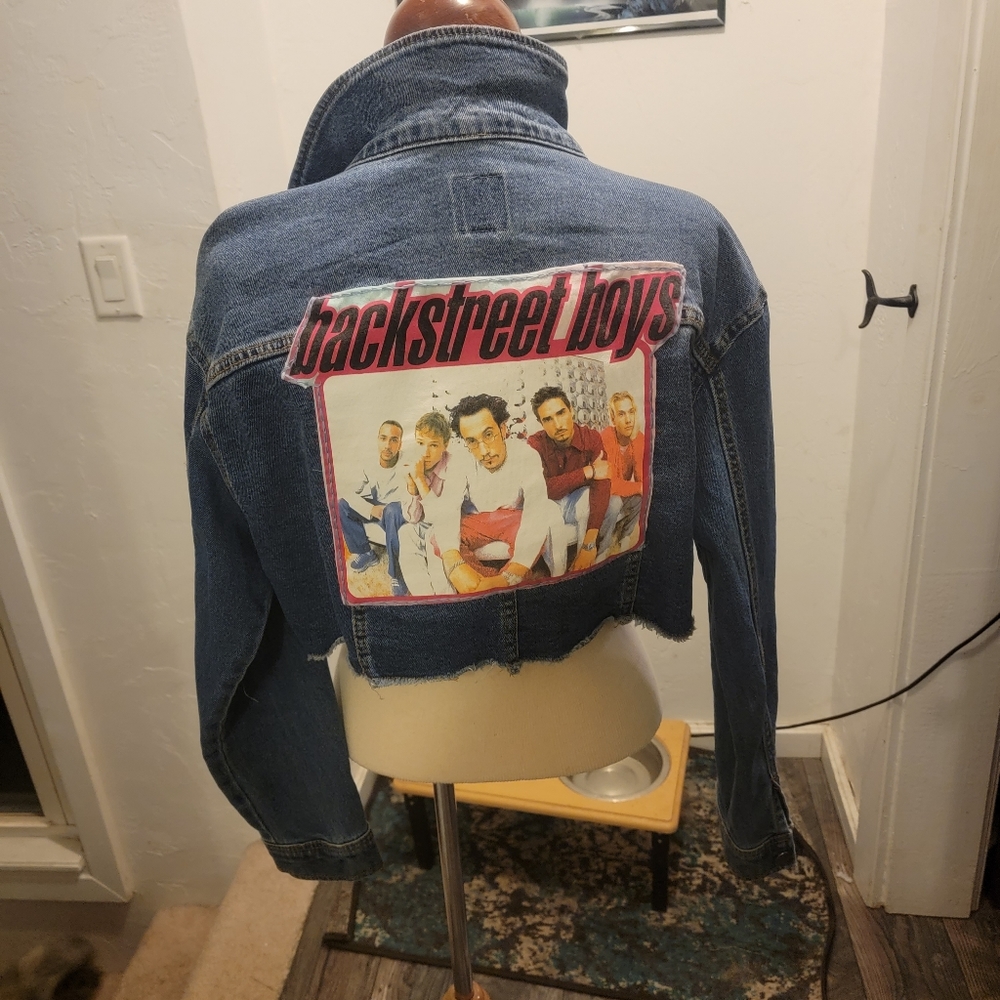 One of a kind Backstreet boys jean jacket size med